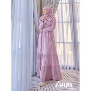 ZOYA DRESS SET ORIGINAL BY MAREVI OFFICIAL - Violet