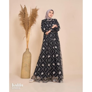 MAREVI KALILLA DRESS SERIES - Black Square (Jumbo)