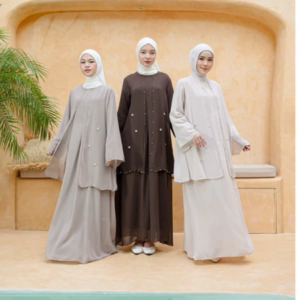 Joley Cloth - Safira Dress Ceruty Outfit Elegant Loves Muslimah Busui Party Clothes Friendly Luxury Maxi Wudhu Simple Soft Hijab Teen Party