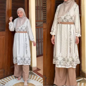 Joley Cloth - Andini One set Dress Sets Lionel Richie Pants Premium Set Latest Motif Luxury Party Clothes Facing Outfit Muslim Lebaran