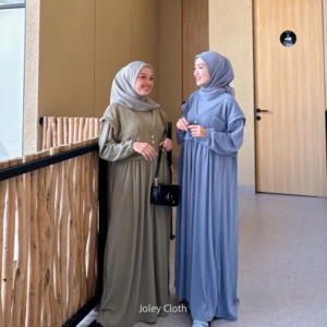 Joley Cloth - Raisya Dress Muslimah Gamis Latest collection Daily Motif Plain Motif Clothes Simple Outtipal