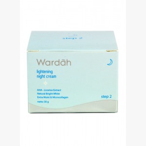 WARDAH LIGHTENING NIGHT CREAM POT 30g