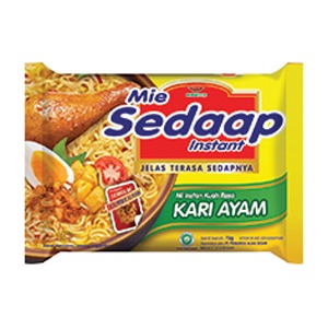 SEDAAP MIE INSTANT NOODLES CHICKEN CURRY PCK 72g