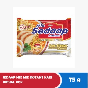 SEDAAP MIE SPECIAL CURRY INSTANT NOODLES PCK 75g