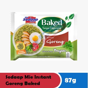 SEDAAP MIE FRIED INSTANT NOODLES BAKED PCK 87g