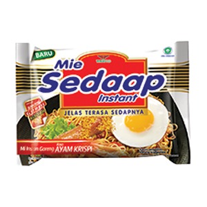 SEDAAP MIE INSTANT NOODLES FRIED CHICKEN CRISPY PCK 88g