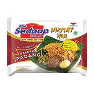 SEDAAP MIE FRIED INSTANT NOODLES SALERO PADANG PCK 86g