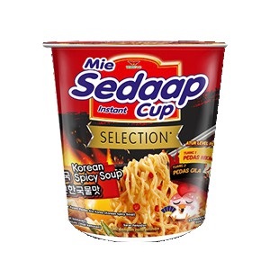 SEDAAP MIE MIE INSTANT KOREAN SPICY SOUP CUP 75g