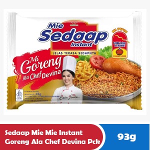 Sedaap Mie Instant Goreng Ala Chef Devina Pck