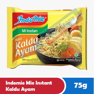 INDOMIE INSTANT NOODLES CHICKEN BROTH PCK 75g