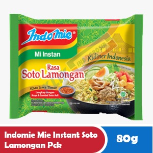 INDOMIE INSTANT NOODLES SOTO LAMONGAN PCK 80g