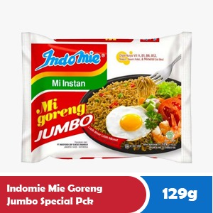 INDOMIE MIE GORENG JUMBO SPECIAL PCK 129g