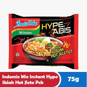 INDOMIE INSTANT NOODLES HYPE SBLAK HOT JLETO PCK 75g