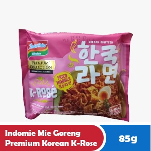 INDOMIE PREMIUM KOREAN FRIED MIE K-ROSE PCK 85g