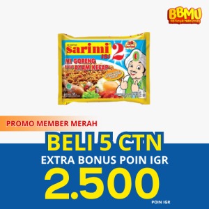 SARIMI FRIED NOODLES (CONTENTS 2) CHICKEN SOY SAUCE PCK 126g