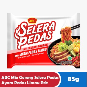 ABC FRIED NOODLES SPICY CHICKEN PDS LIME PCK 85g