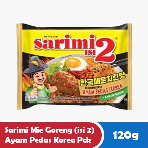 FRIED NOODLES (CONTENTS 2) CHICKEN PDS KOREAN PCK 120g