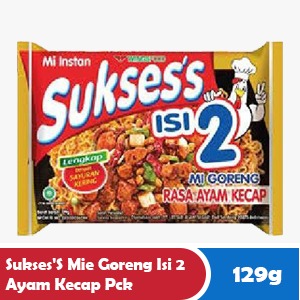 SUKSES'S FRIED MIE FILLING 2 CHICKEN SOY SAUCE PCK 129g