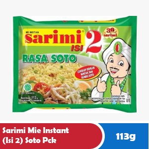 SARIMI INSTANT NOODLES (CONTENTS OF 2) SOTO PCK 113g