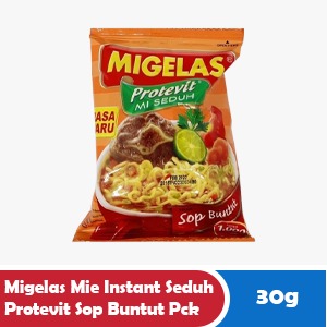 MIGELAS INSTANT NOODLES BREW PROTEVIT OXTOT SUP PCK 30/26g