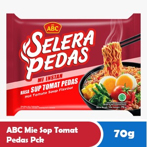 ABC SPICY TOMATO NOODLE SOUP PCK 70g