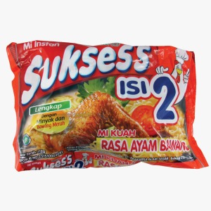 SUKSES'S INSTANT NOODLE SOUP WITH 2 CHICKEN AND ONION PCK 112g
