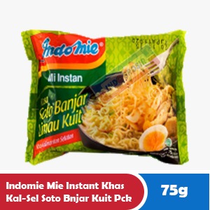 INDOMIE MIE INSTANT KHAS KAL-SEL SOTO BNJAR KUIT PCK 75g