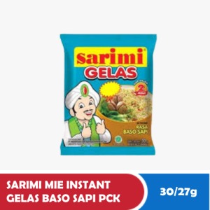 SARIMI INSTANT GLASS NOODLES BEEF MEATBALL PCK 30/27g