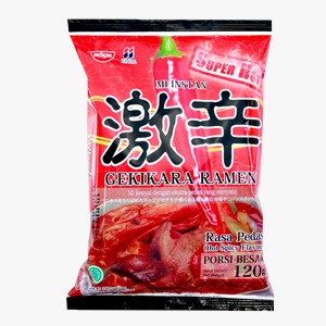 NISSIN GEKIKARA SPICY RAMEN FRIED NOODLES PCK 118g