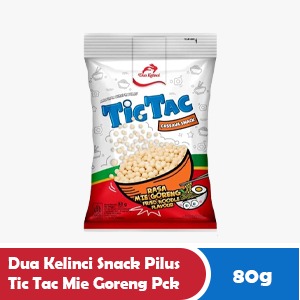 TWO RABBIT SNACK PILUS TIC TAC FRIED NOODLES PCK 80g