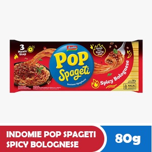 INDOMIE POP SAGETI SPICY BOLOGNESE PCK 84g