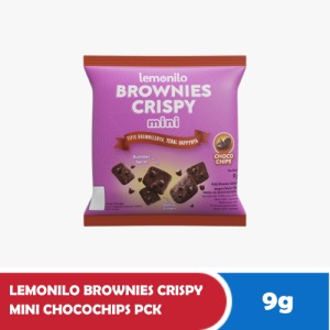 Lemonilo Brownies Crispy Mini Chocochips Pack 9g