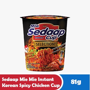 SEDAAP KOREAN SPICY CHICKEN CUP INSTANT NOODLES 81g