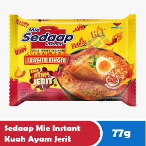SEDAAP MIE INSTANT NOODLES IN CHICKEN SOUP PCK 77g