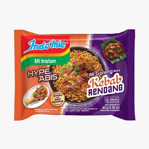 INDOMIE FRIED NOODLES KEBAB RENDANG PCK 83g