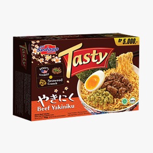 SEDAAP MIE TASTY BAKMI AYAM BEEF YAKINIKU BOX 115g
