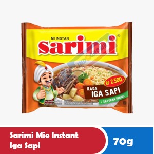 SARIMI MIE INSTANT IGA SAPI PCK 70g