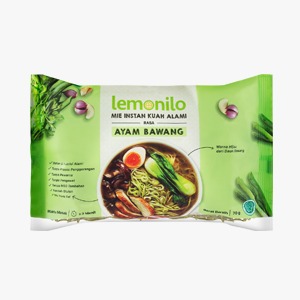 LEMONILO INSTANT NOODLES NATURAL CHICKEN ONION SAUCE PCK 75/60g