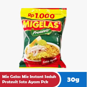 MIGELAS INSTANT NOODLES BREW PROTEVIT CHICKEN SOTO PCK 30/26g