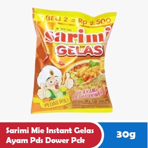 SARIMI PDS DOWER CHICKEN INSTANT GLASS NOODLES PCK 30/27g