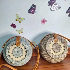 Balinese Rattan Bag - Unique Design