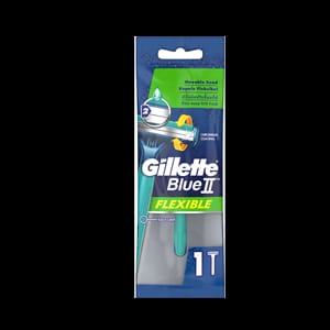 GILLETTE RAZOR BLUE II FLEXI PCK