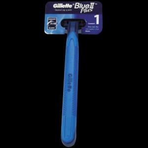 GILLETTE RAZOR BLUE II PLUS SINGLE PCS