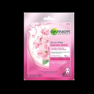 GARNIER SKIN NAT. SERUM MASK SAKURA WHT WATER GLOW SCT 28g
