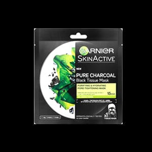 GARNIER SKIN NATURAL BLACK SERUM MASK PURE CHARCOAL SCT 28g