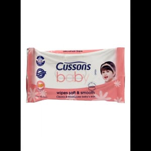 CUSSONS BABY WIPES 10'S SOFT & SMOOTH PACK