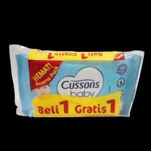 CUSSONS BABY WIPES 10'S MILD & GENTLE PACK
