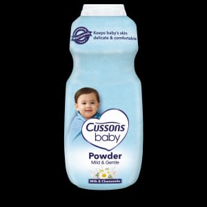 CUSSONS BABY POWDER MILD & GENTLE BTL 350g