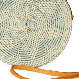 Handmade Rattan Round Bag Stylish Design