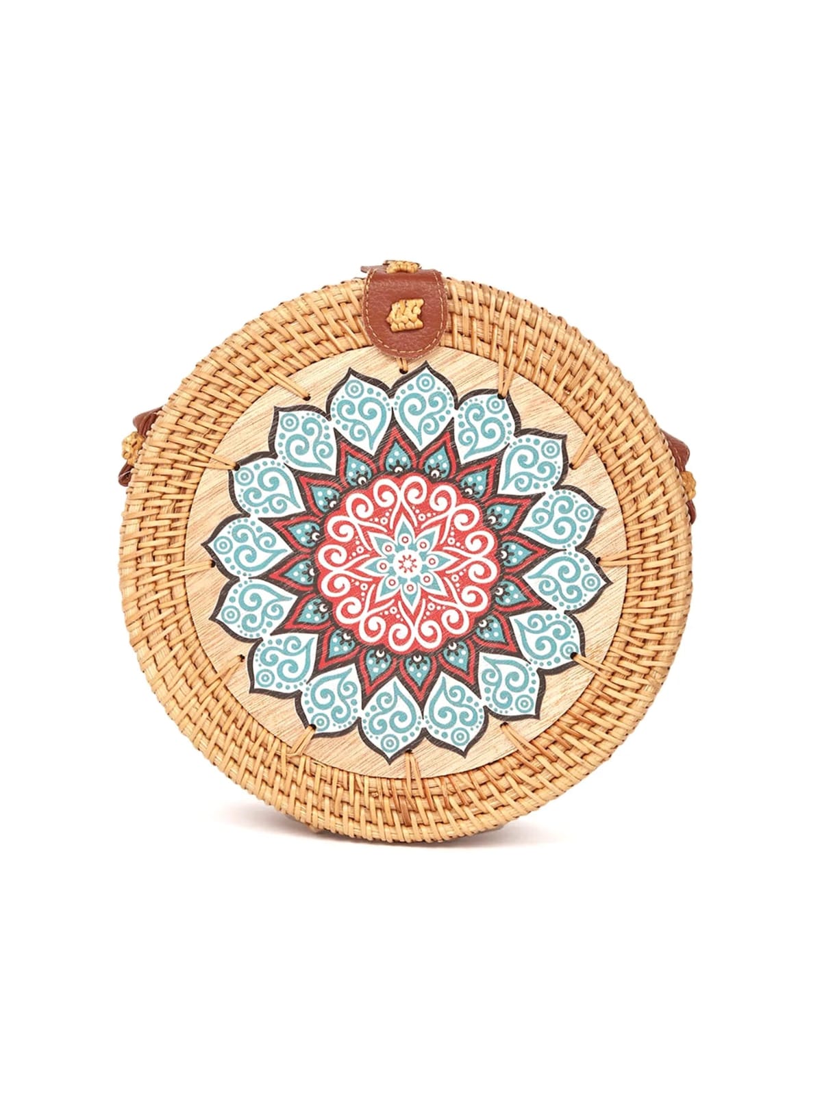 Handmade Rattan Round Bag with Unique Design